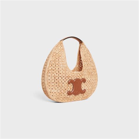 celine pannier bag|celine classic panier HOBO BAG in Raffia and Calfskin.